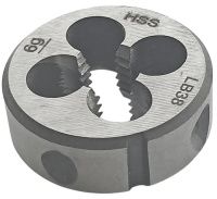 Плашка круглая метрическая резьба М8х1,25 HSS DIN EN 22568 (DIN 223) GSR, B00402210