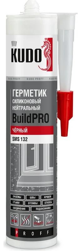 Герметик силиконовый 280 мл BuildPRO Kudo SMS-132, черный