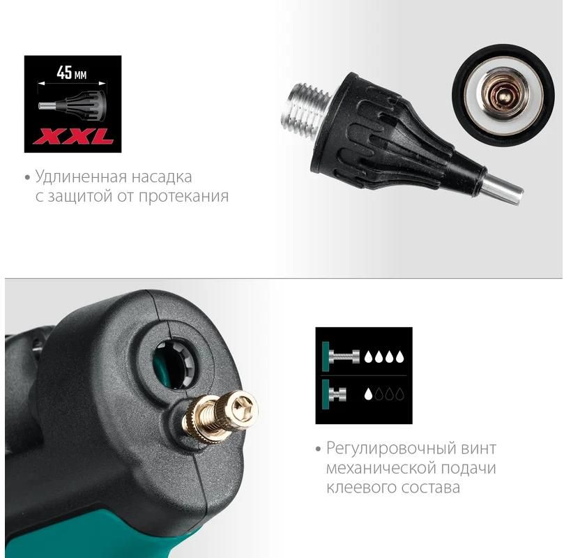 Пистолет термоклеевой электрический Industrial 400 Kraftool 06843-300-12 - фото