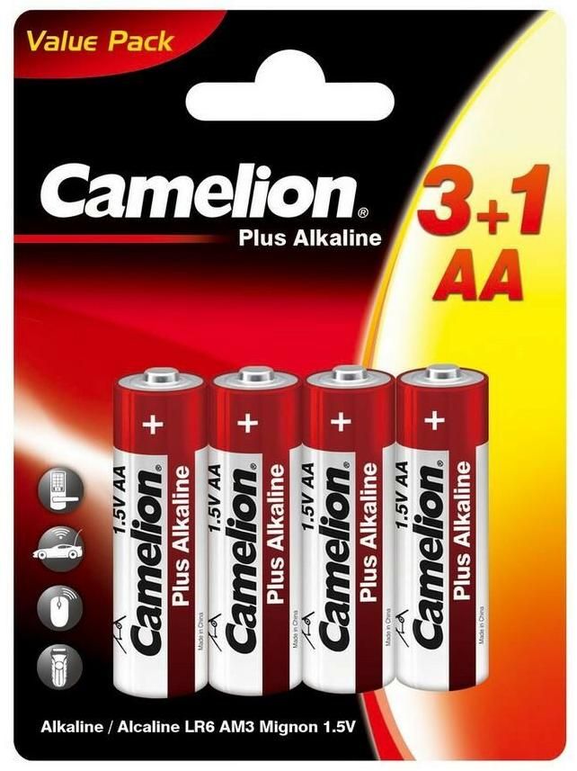 Изображение товара Батарейка Camelion Alkaline LR6/316 BL3+1 950112