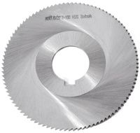 Фреза дисковая прорезная по металлу со ступицей и шпоночным пазом HSS РИ