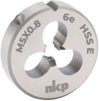 Плашка М3х0,5 мм HSSE DIN EN 22568 6e NKP 289030N, метрическая резьба