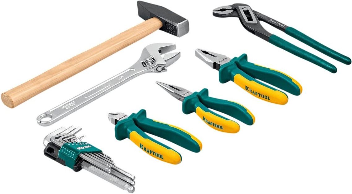 Набор инструмента универсальный 1/2"+1/4" Kraftool Grand-131 27978-H131, 131 предмет - фото