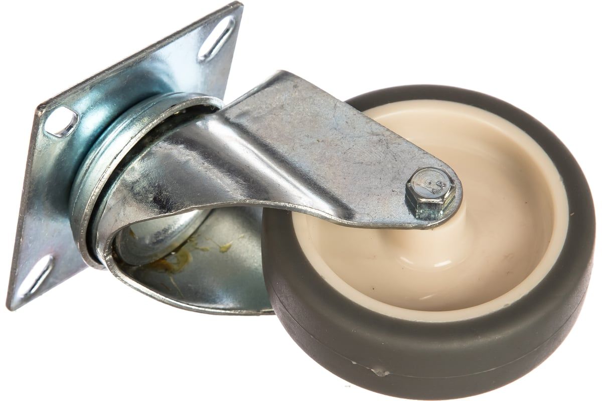 Изображение товара Колесо поворотное диаметр 75 мм термопластичная резина/полипропилен ЗУБР 30946-75-S