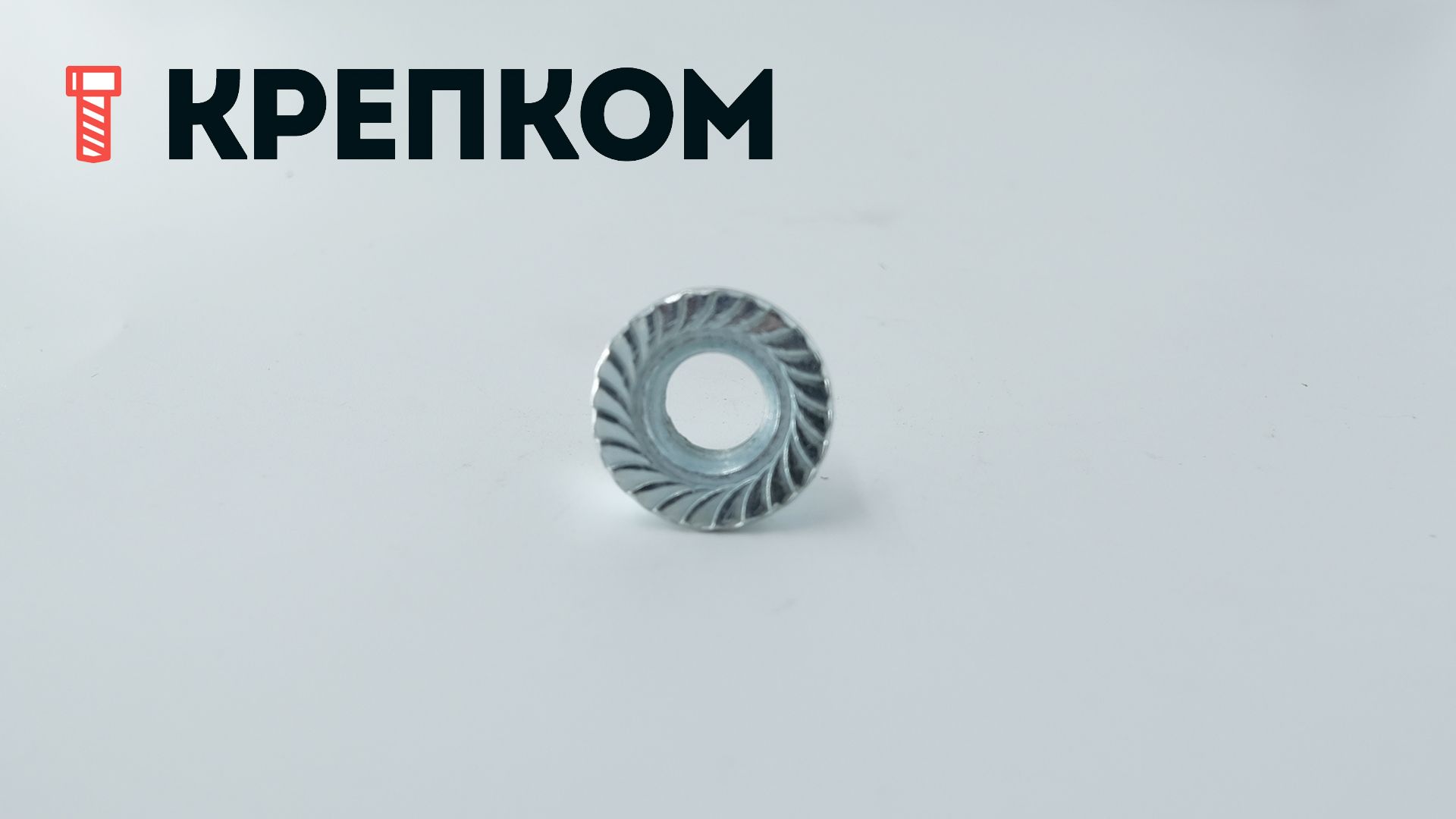 Гайка дюймовая 3/8"-16 UNC DIN 6923, класс прочности 5, оцинкованная сталь - фото
