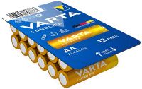 Батарейки щелочные AA Varta Longlife 4106301112, 12 шт в блистере