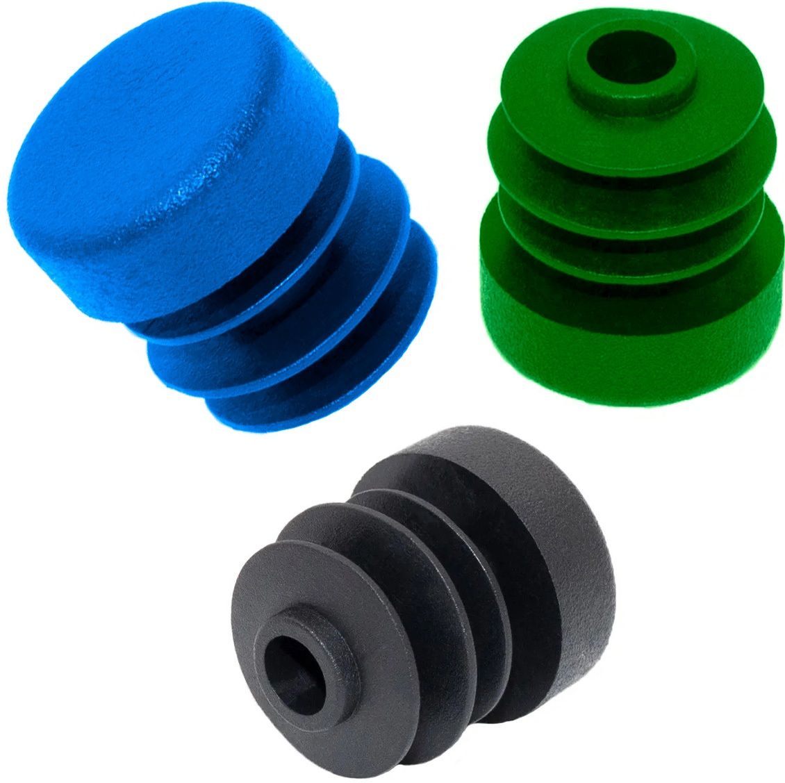 Заглушка внутренняя плоская для круглых труб ILT, пластик, цвет в ассортименте - фото