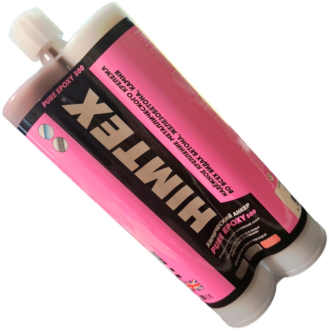 Химический анкер 600 мл Himtex PURE EPOXY PE-500, эпоксидная смола - фото
