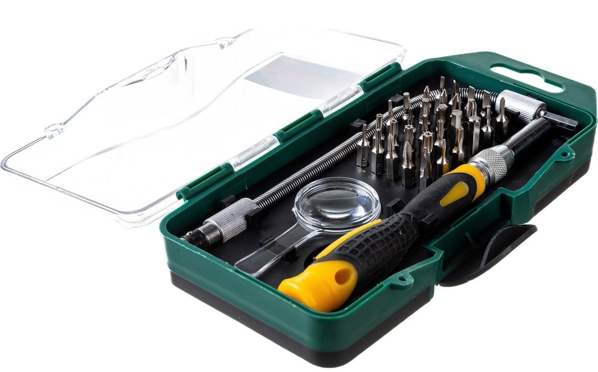 Отвертка для точных работ с гибким валом FIT 56190, 30 бит - фото