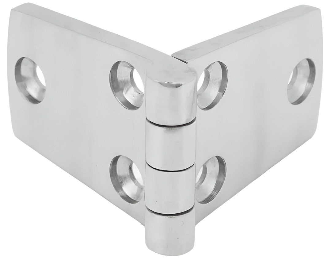 Петля литая 76х38х4,5 мм 8280, тип А, нержавеющая сталь А4 - фото