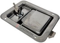 Замок внутренний с защелкой и ключом N64, нержавеющая сталь