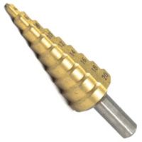 Сверло ступенчатое 4-20 мм, прямая канавка Р6М5 РИ ri.166.33, 9 ступеней