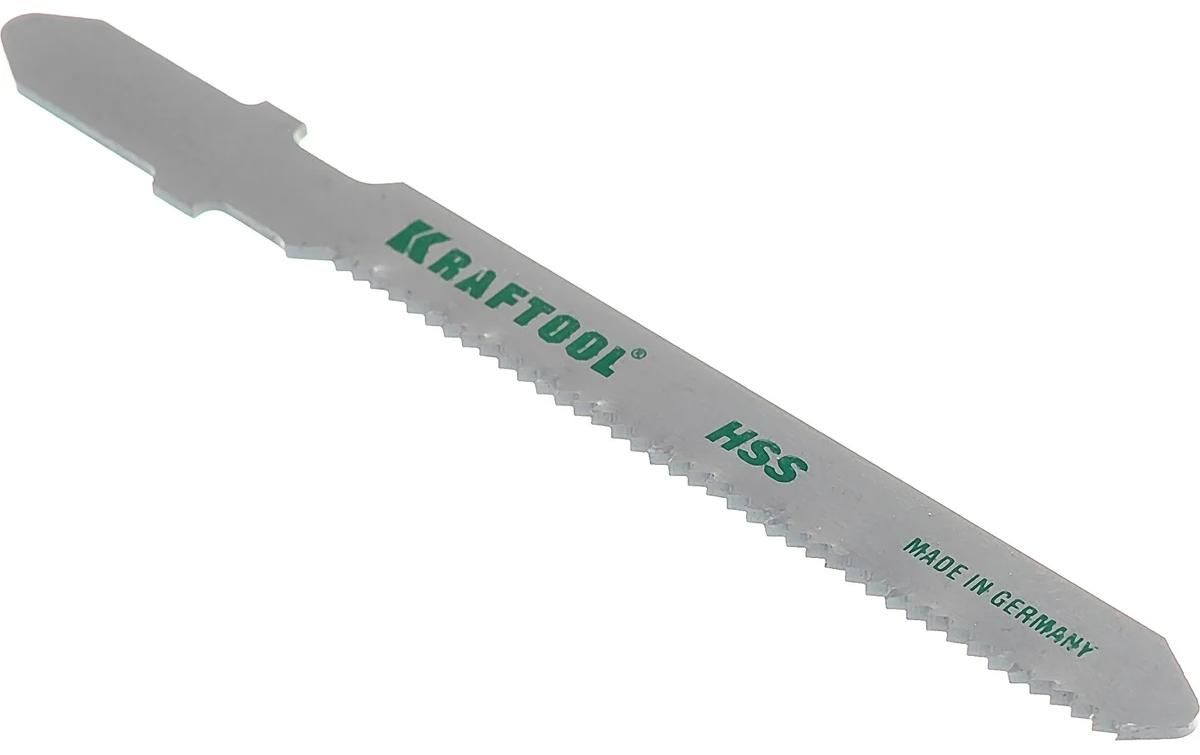 Полотно по металлу для лобзика 75/50 мм, фигурный рез T218A Kraftool 159553-1,2, HSS сталь, 2 шт - фото