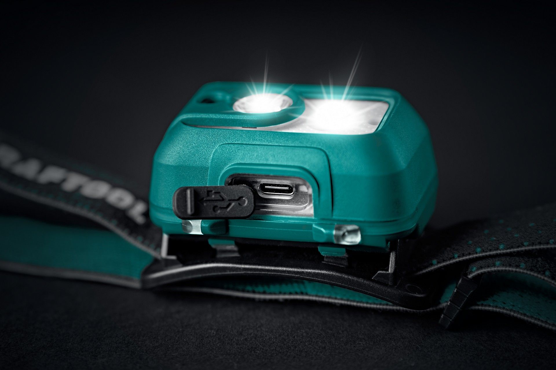 Фонарь налобный аккумуляторный, 550 лм, 3 режима, 1800мАч KH-5 Kraftool 56454 - фото