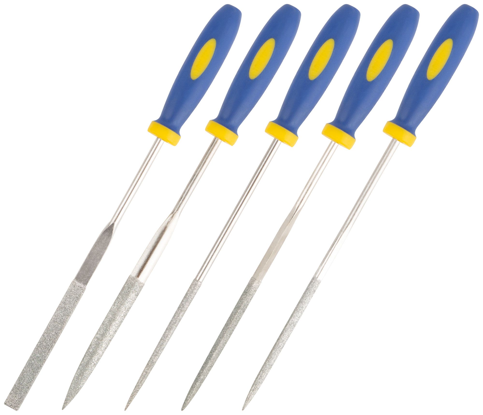 Набор надфилей 3х140х50 мм FIT 42173, 5 шт - фото