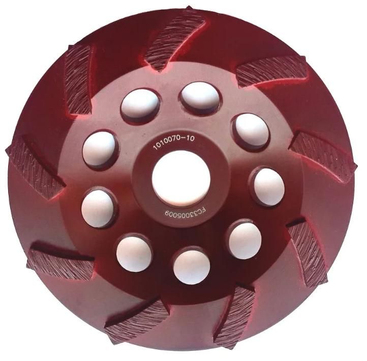 Чашка шлифовальная алмазная по бетону 125 мм BG/M Турбо Speed Messer 03-03-127 - фото
