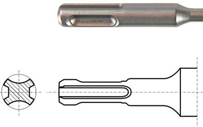 Бур с 4-мя режущими кромками SDS-plus Hawera Sharx - фото