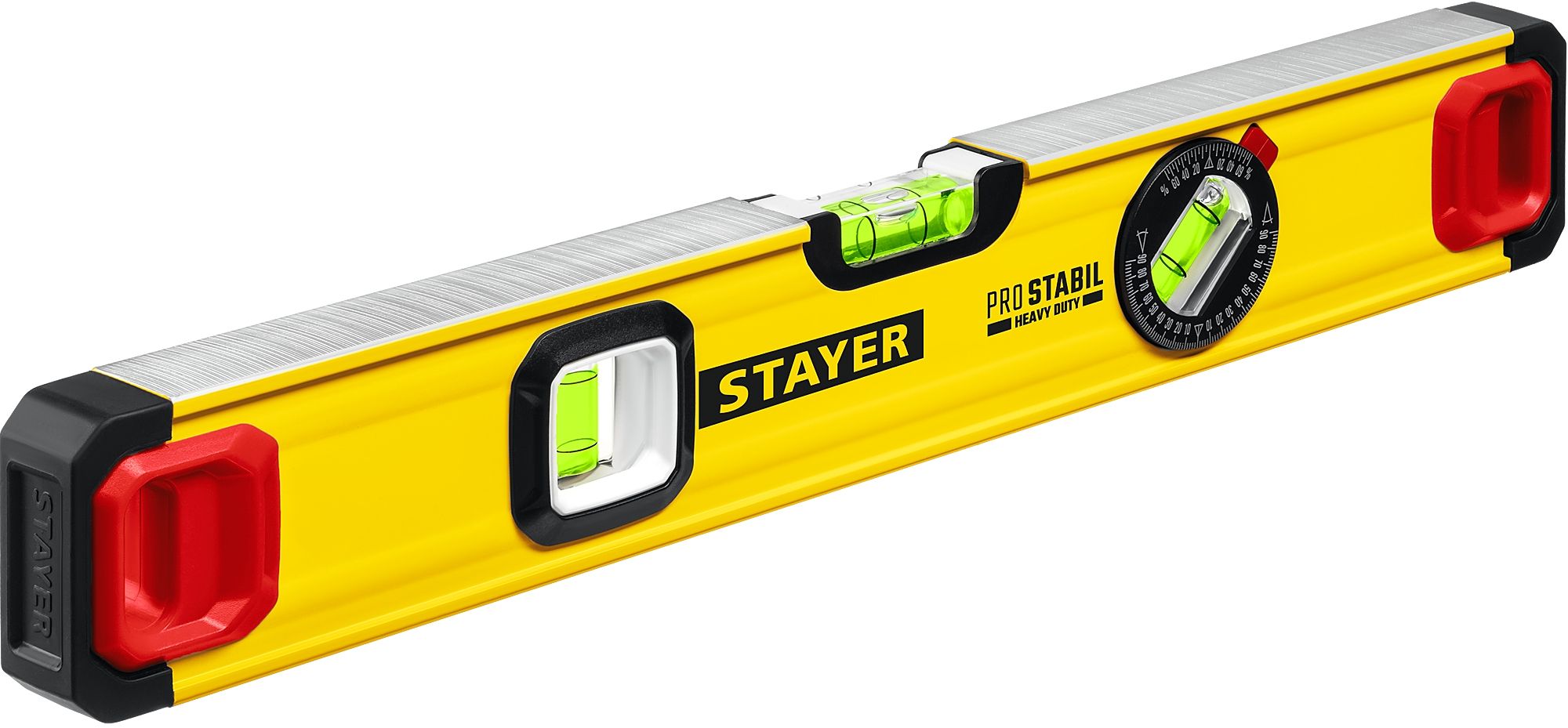 Уровень с поворотным глазком Stayer Pro Stabil Professional, усиленный - фото