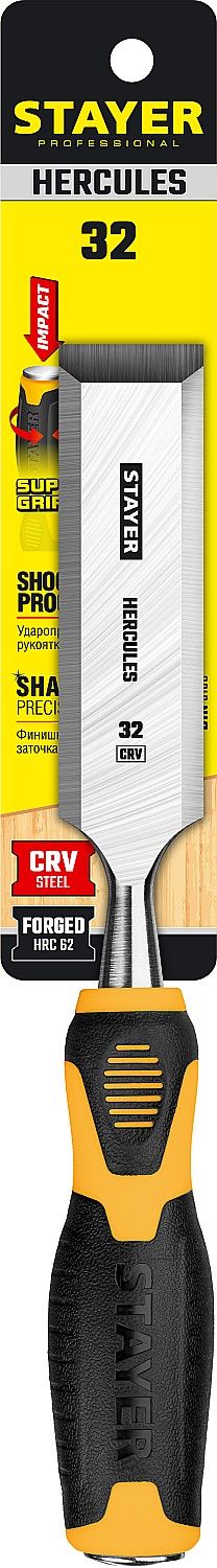 Стамеска-долото с двухкомпонентной рукояткой Stayer Hercules Professional - фото