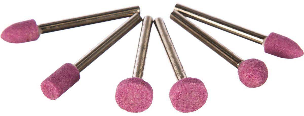 Набор абразивных шарошек по металлу FIT 36924, 6 шт - фото