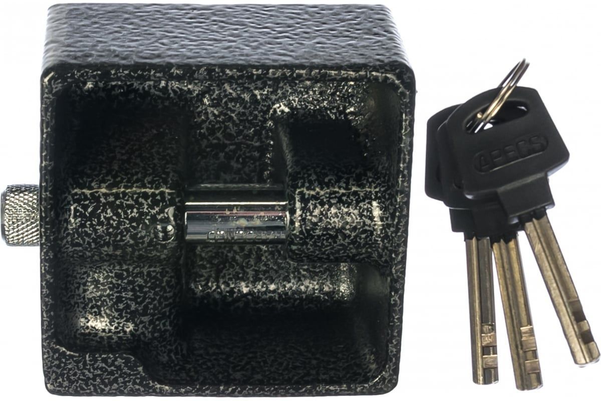 Замок навесной APECS PD-14-80-Blister, сталь - фото