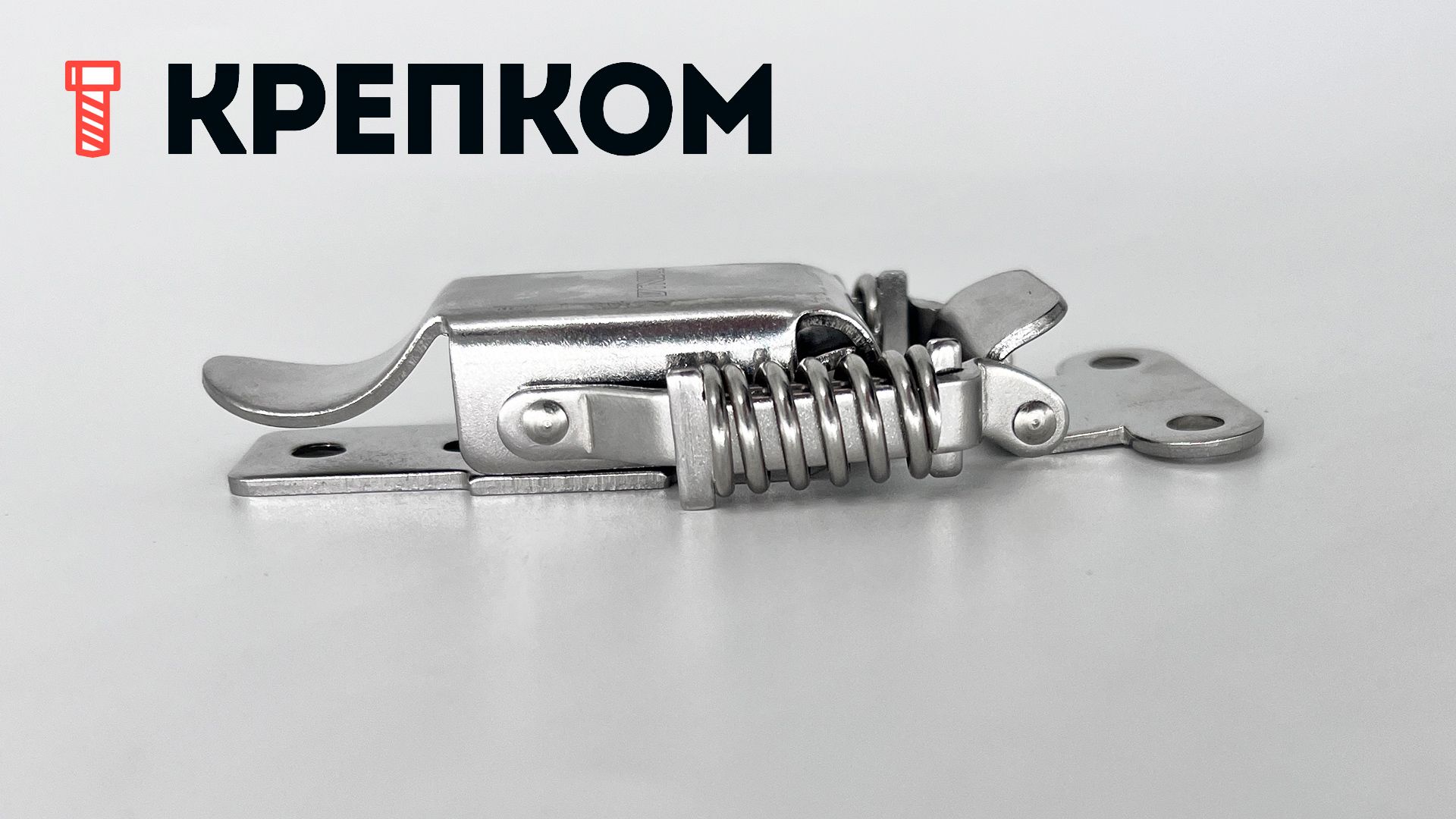 Замок-защелка натяжной L=67 B81C, нержавеющая сталь А2 - фото