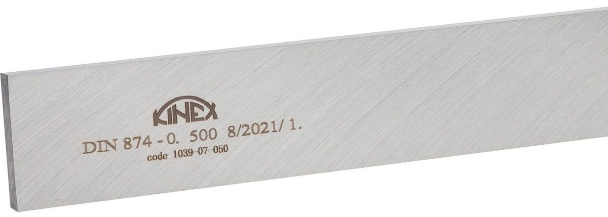 Линейка поверочная ШП класс 0 DIN 874 Inox Kinex, нержавеющая сталь - фото