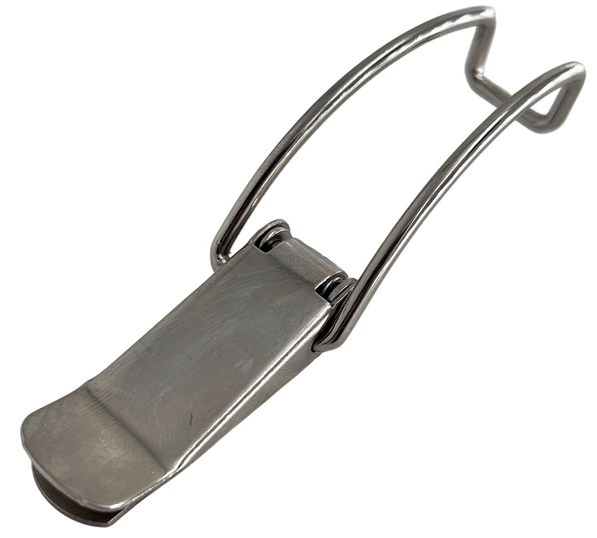 Защелка натяжная для крышек и ящиков L=84 B24, сталь никелированная, 10 шт - фото