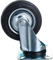 Колесо поворотное с игольчатым подшипником резина/металл ЗУБР