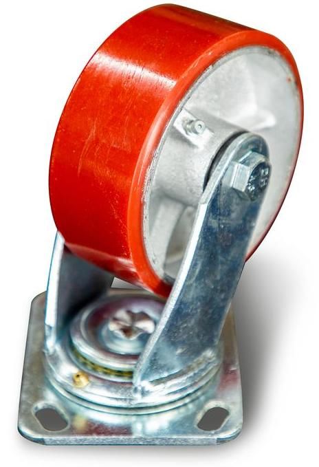 Колесо большегрузное поворотное полиуретановое 125 мм SCP-55 - фото