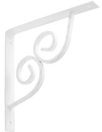 Кронштейн для полок фигурный 225х225 мм Домарт модель 17, цвета в ассортименте - фото