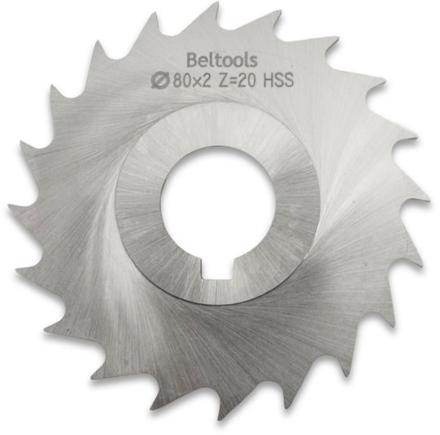 Фреза дисковая прорезная по металлу, со ступицей и шпоночным пазом HSS РИ - фото