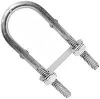 Болт-скоба U-образная М10х130 мм 8230, нержавеющая сталь А2