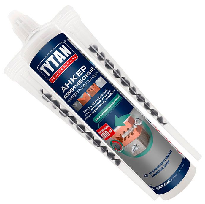 Анкер химический универсальный зимний EV-I TYTAN 94906, 300 мл - фото