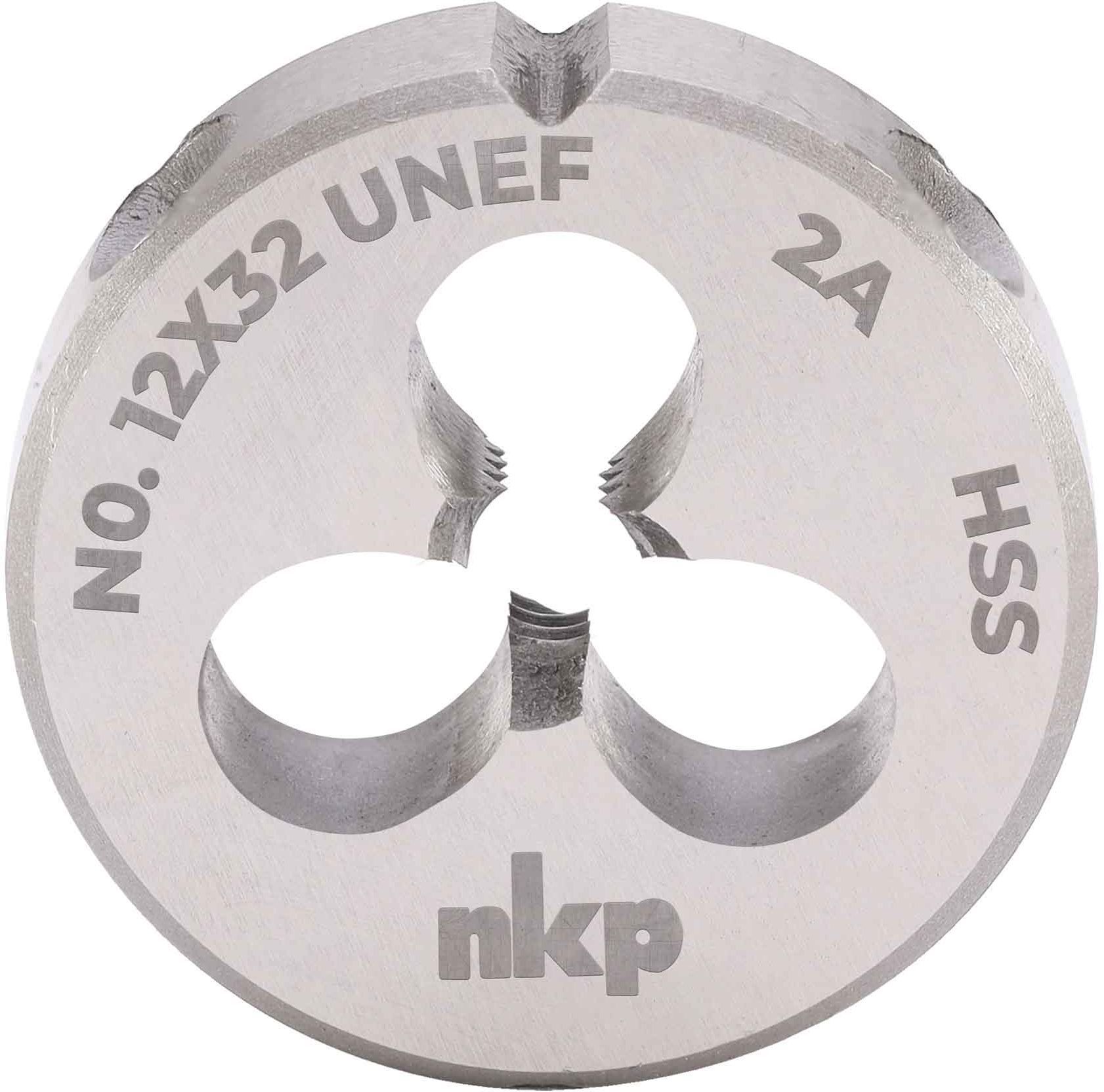 Плашка HSS DIN EN 22568 NKP, особо мелкая дюймовая резьба UNEF - фото