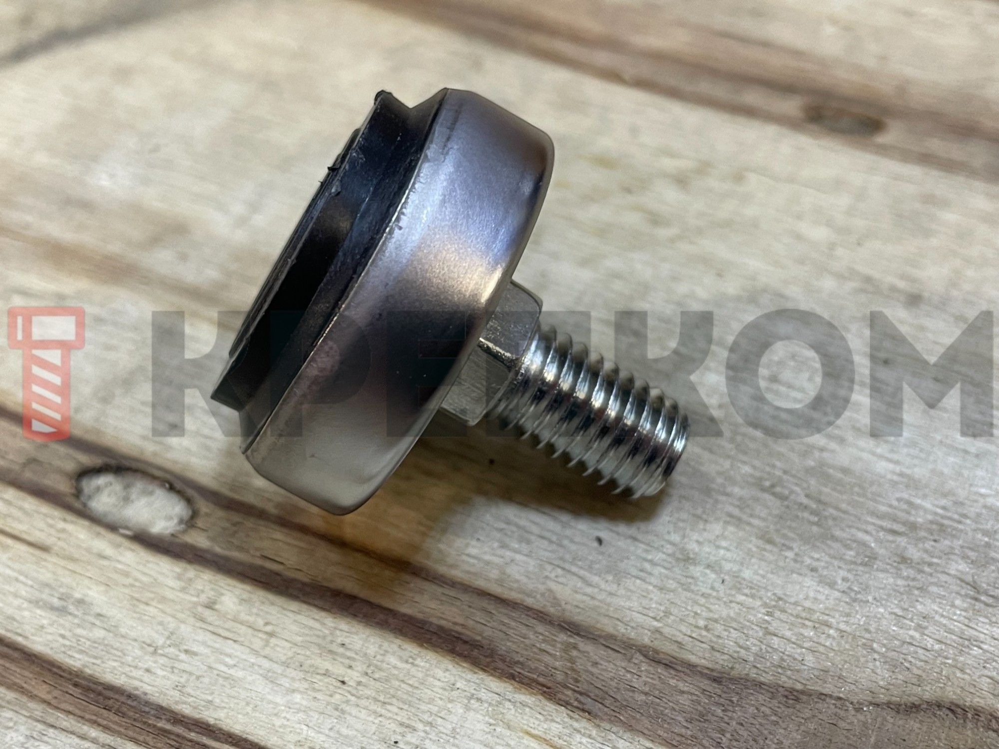 Ножка мебельная М10, хром - фото