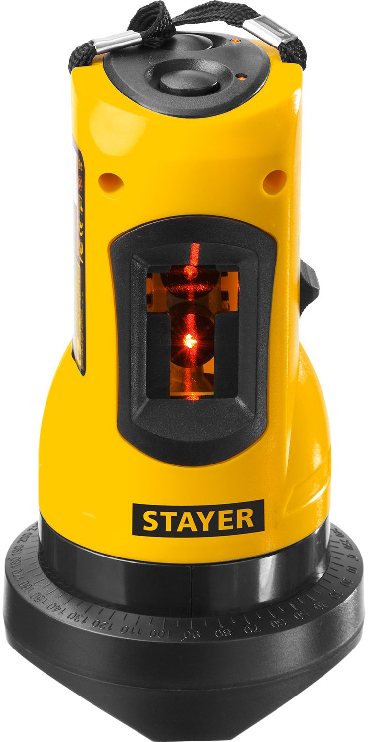 Нивелир лазерный линейный 10 м со штативом 120 см Stayer Laser-Max Professional 34960-H2, в пластиковом кейсе - фото