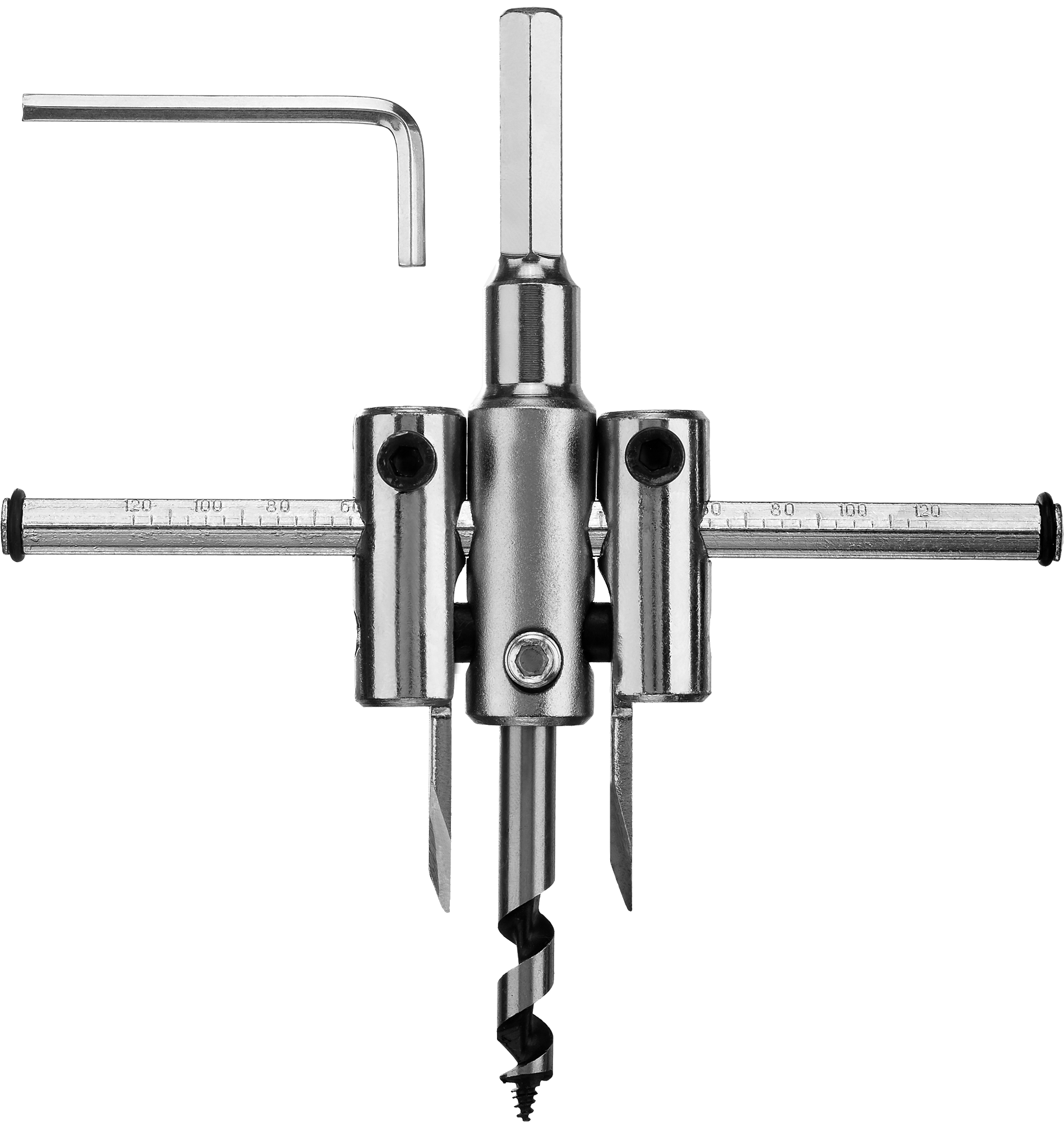 Изображение товара Сверло по дереву регулируемое 40-120 мм ЗУБР 29440-120