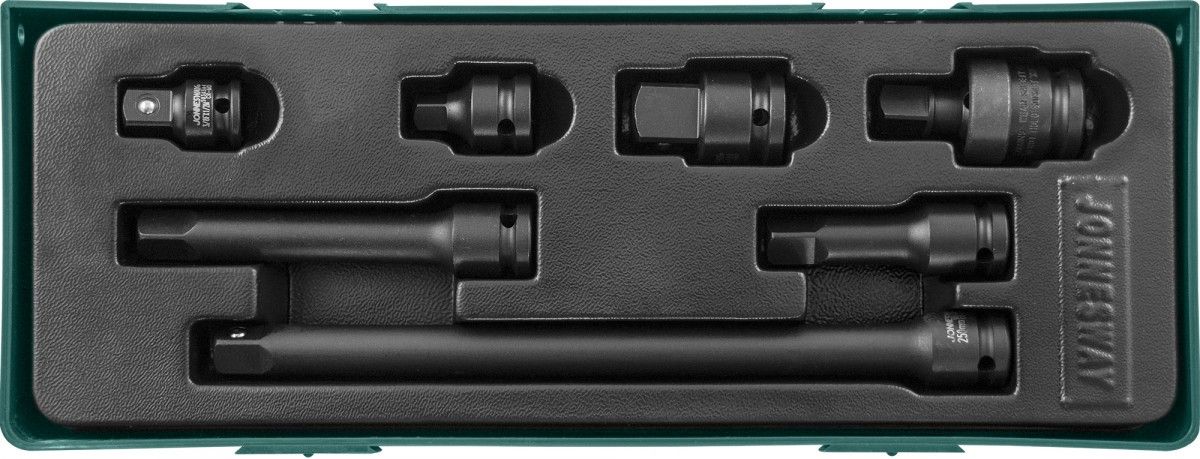 Изображение товара Набор аксессуаров для ударных головок 1/2"DR Jonnesway S03A401SP, 7 шт