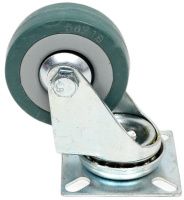 Колесо поворотное резина/полипропилен ЗУБР