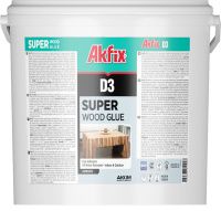 Клей ПВА 30 кг D3, Akfix AP330, белый