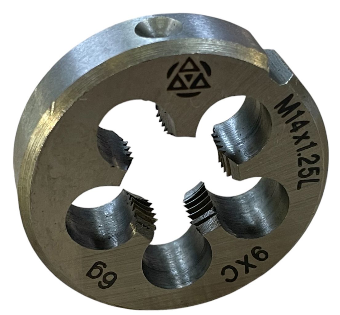 Изображение товара Плашка М14х1,25 мм Волжский Инструмент 3704086 для нарезки резьбы из стали и металлов