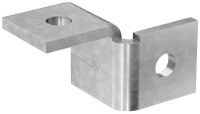 Соединительный уголок для профиля FUS Fischer FUF 180° L 537586, горячеоцинкованная сталь