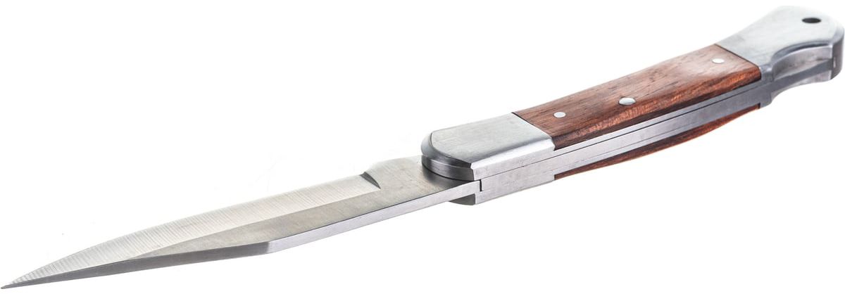 Нож складной 82 мм с деревянными вставками Stayer 47620-1 - фото