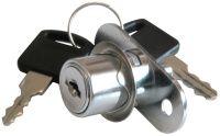 Замок мебельный нажимной 20 мм LOCK 105 CR 3461, хромированный