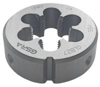 Плашка круглая дюймовая мелкая резьба UNEF HSS DIN EN 22568 (DIN 223) GSR