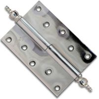 Петля врезная разъемная 120х80-F-Steel-CR-R правая APECS, сталь, покрытие хром