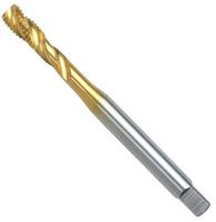 Метчик машинный М2х0,4 HSSE-TiN DIN371 С/RSP35° Silver GSR B09006080