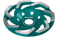 Чашка шлифовальная алмазная сегментная 125 мм Boomerang Industrial Kraftool 33445-125