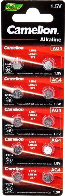 Батарейка Camelion AG4/LR66 17481 - фото